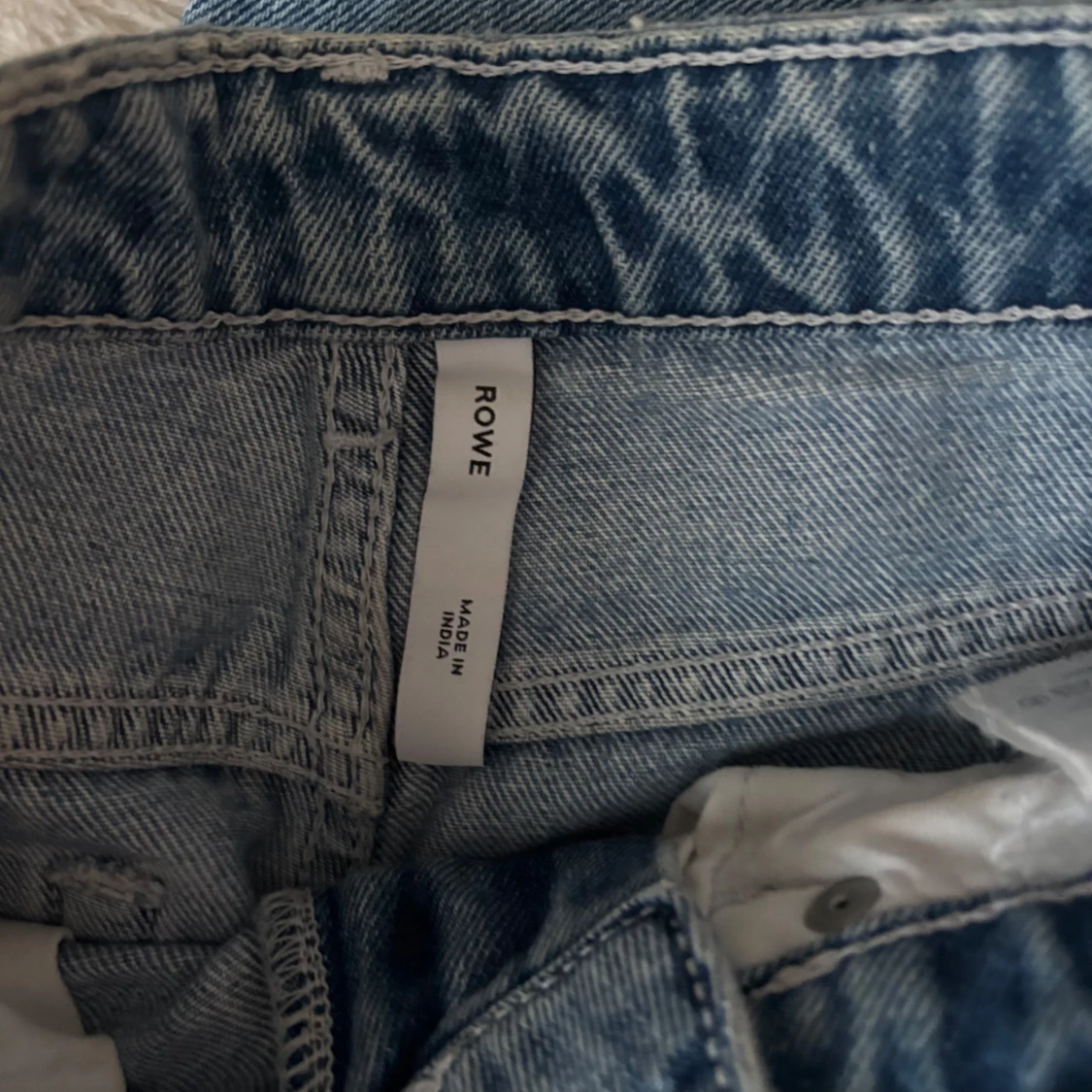 Weekday Rowe ljusblå raka jeans - 2