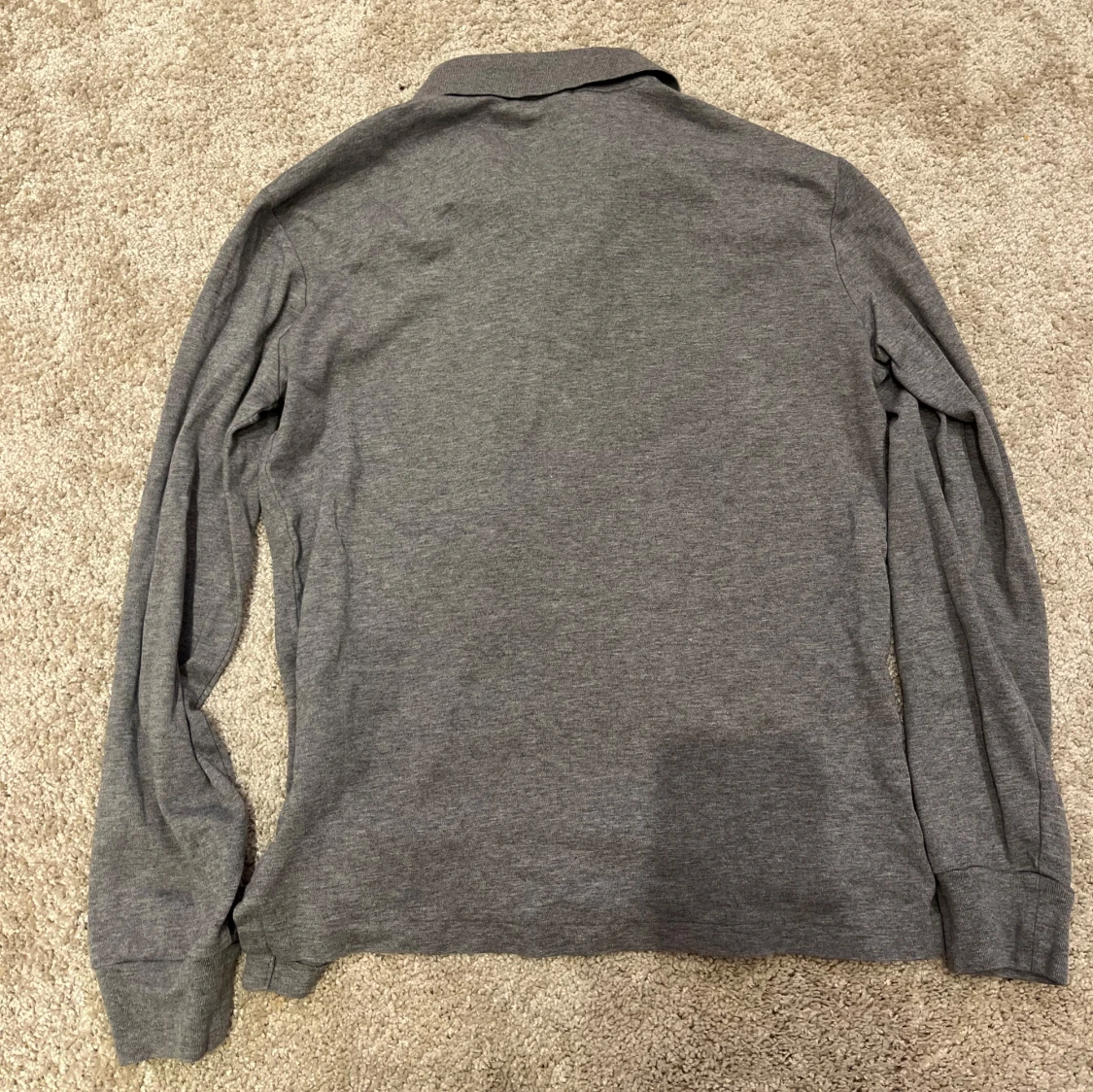 Grå långärmad pikétröja Polo Ralph Lauren - 3