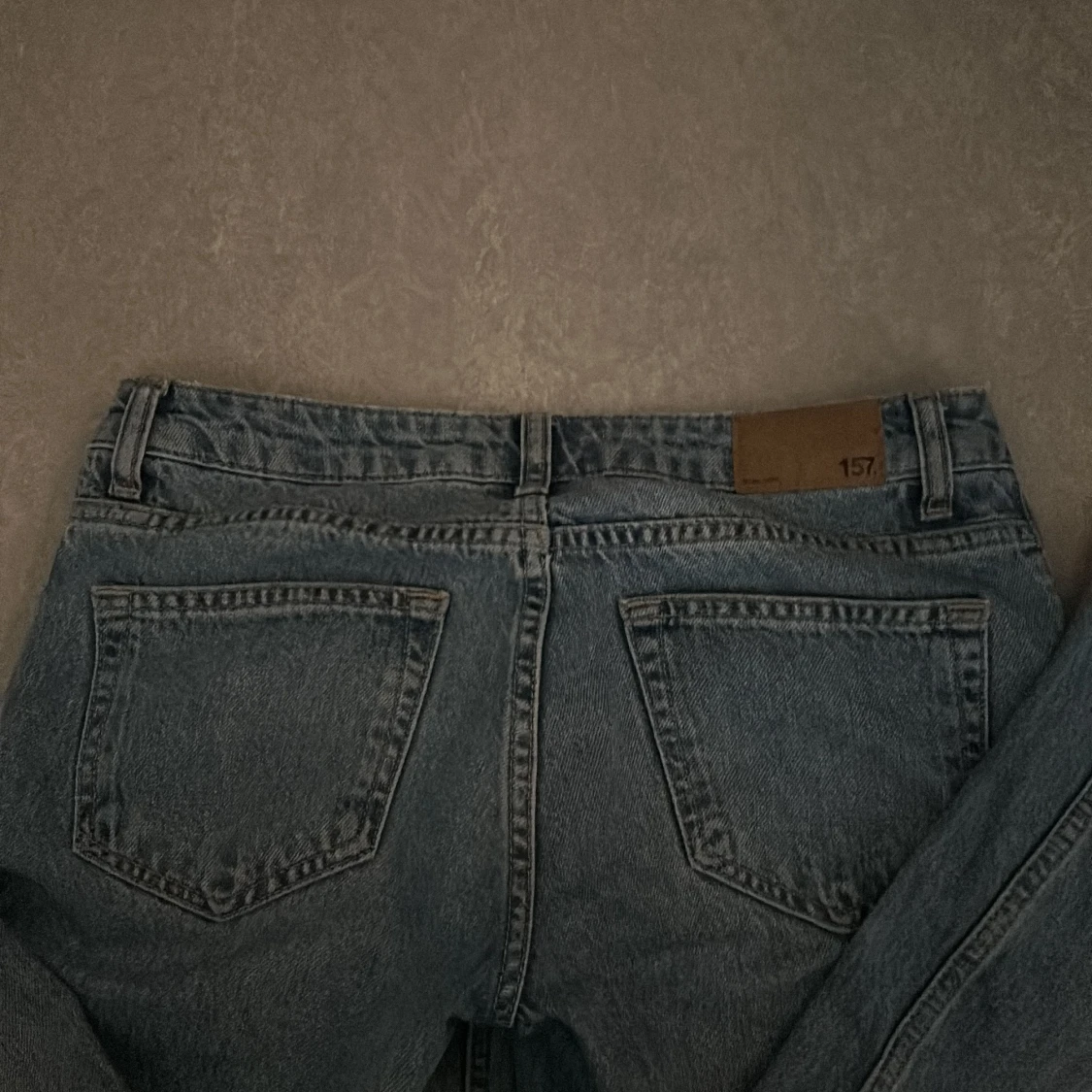 Blå low waist jeans från 157 - 4