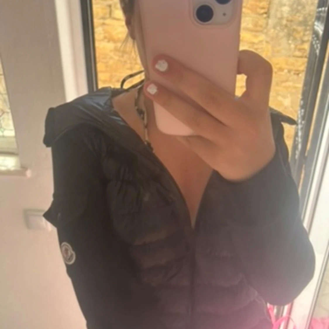 Svart dunjacka från Moncler - 2