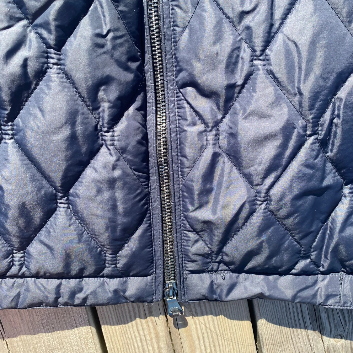 Mörkblå quiltad väst från Oscar Jacobson - 3