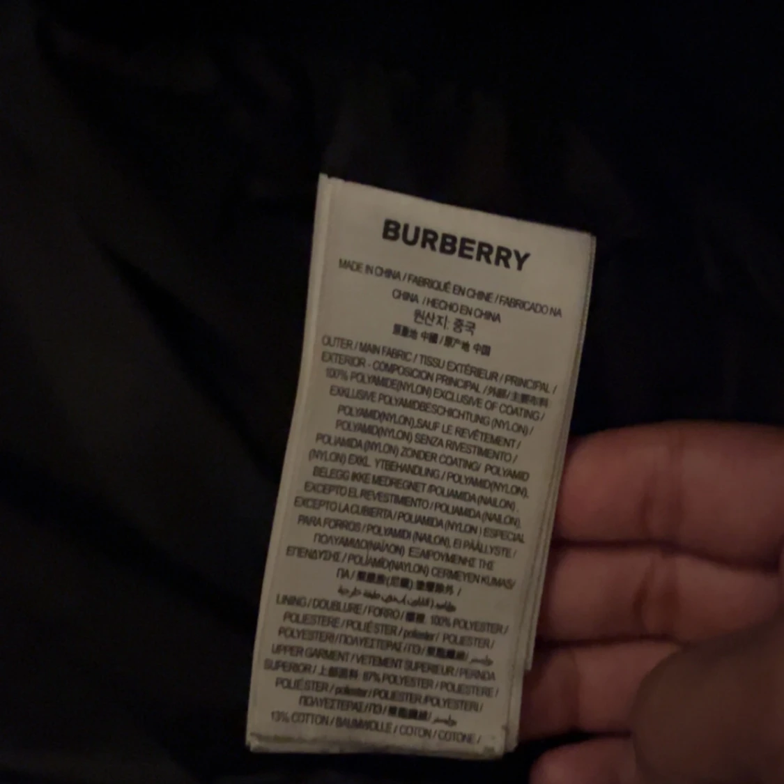 Svart dunjacka från Burberry - 2