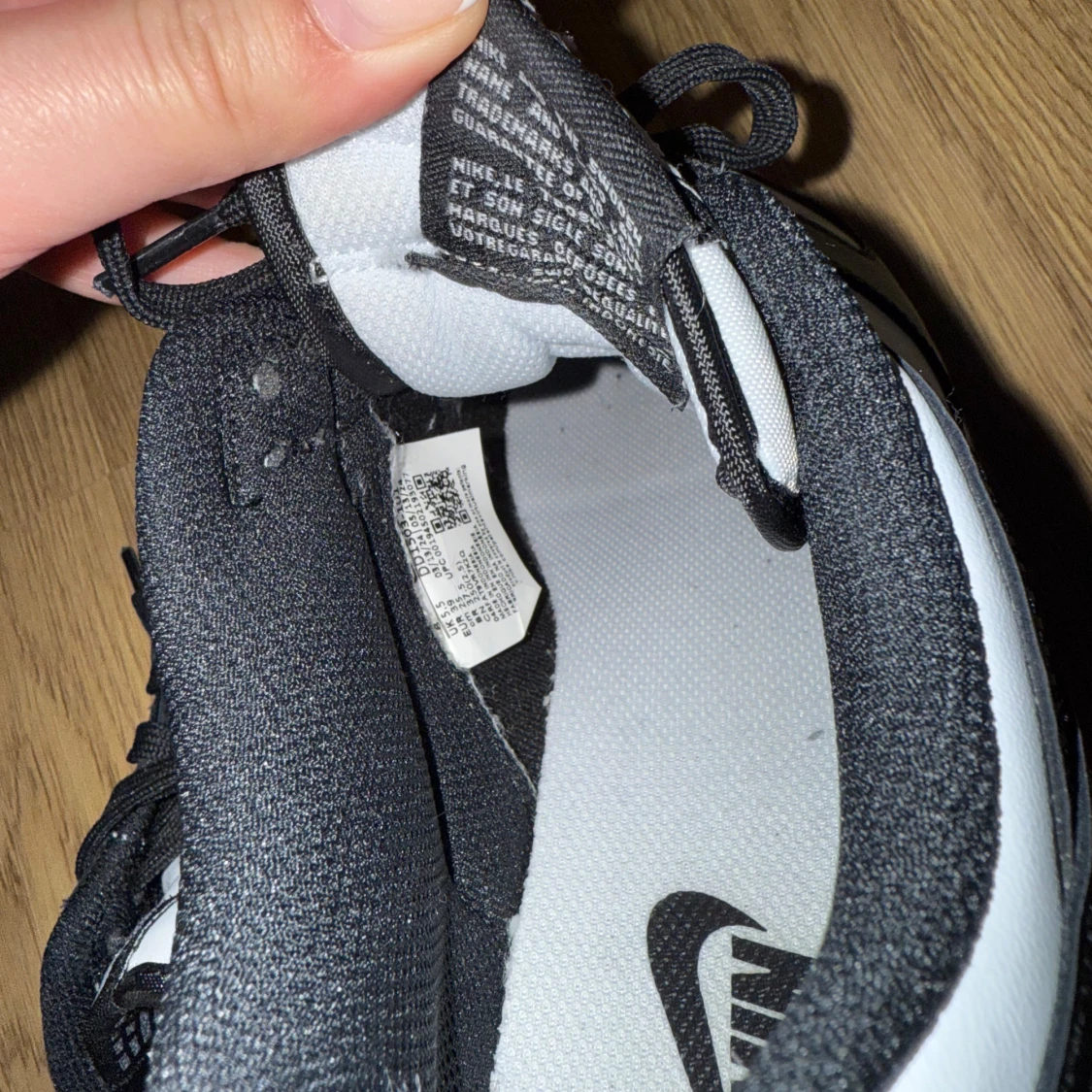 Nike Dunk Low svartvita sneakers - 2