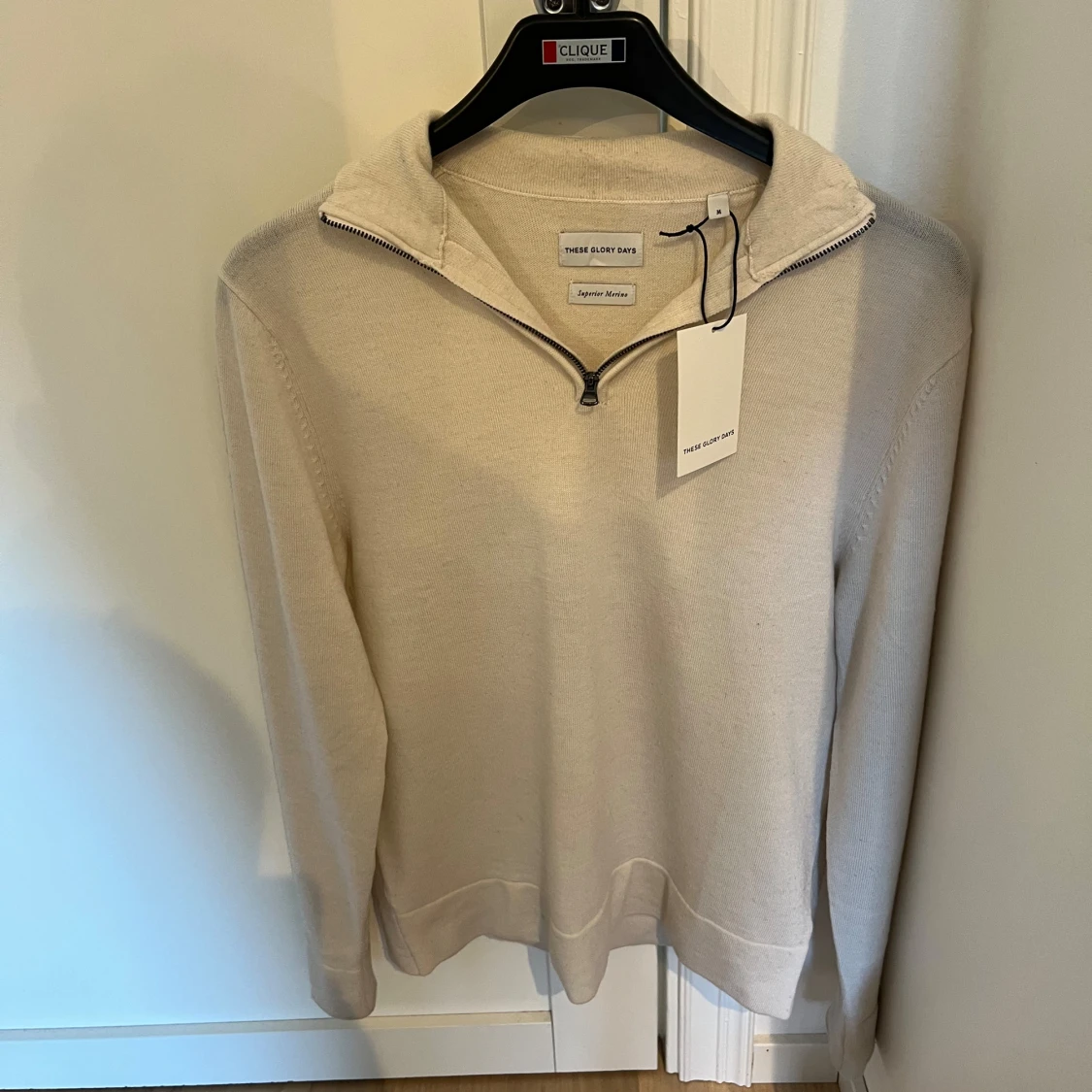 Half zip från The Glory Days 100% merinoull