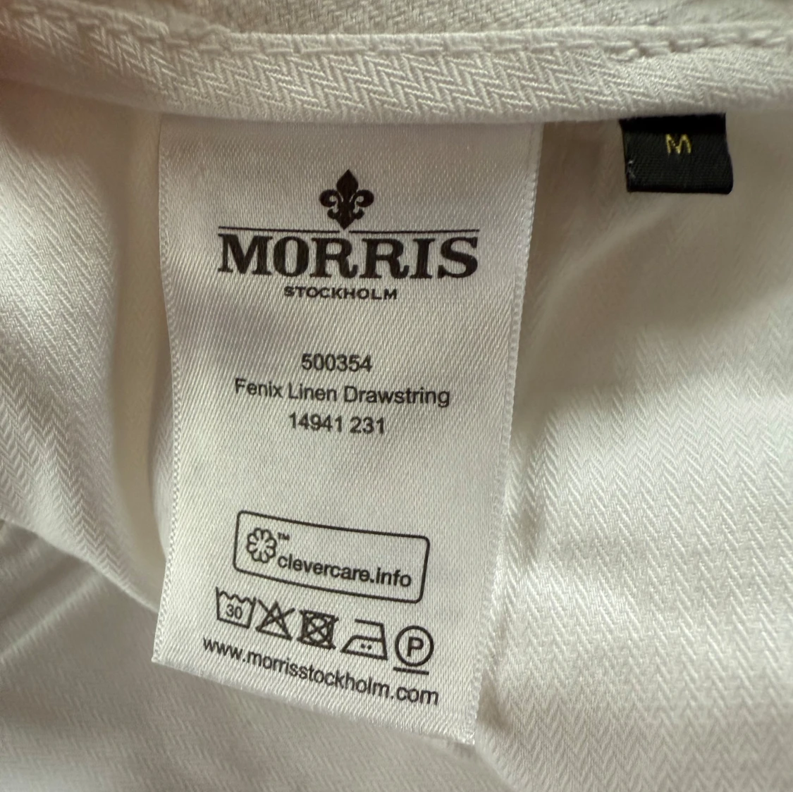 Vita linnebyxor från Morris - 3