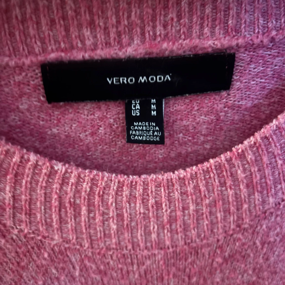 Rosa stickad tröja från Vero Moda - 1