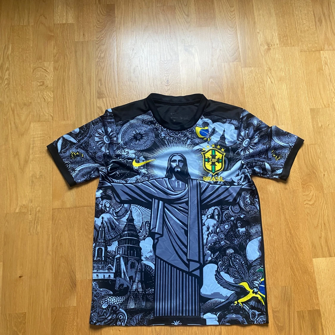 Nike Brasil CBF grafisk fotbollströja - 1