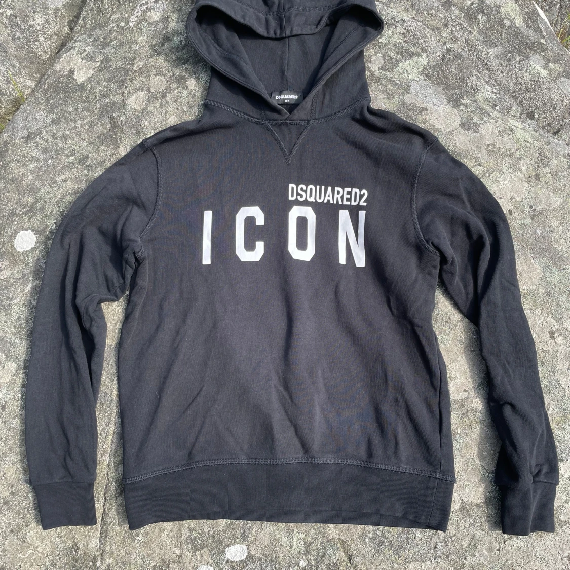 Svart hoodie DSQUARED2 ICON