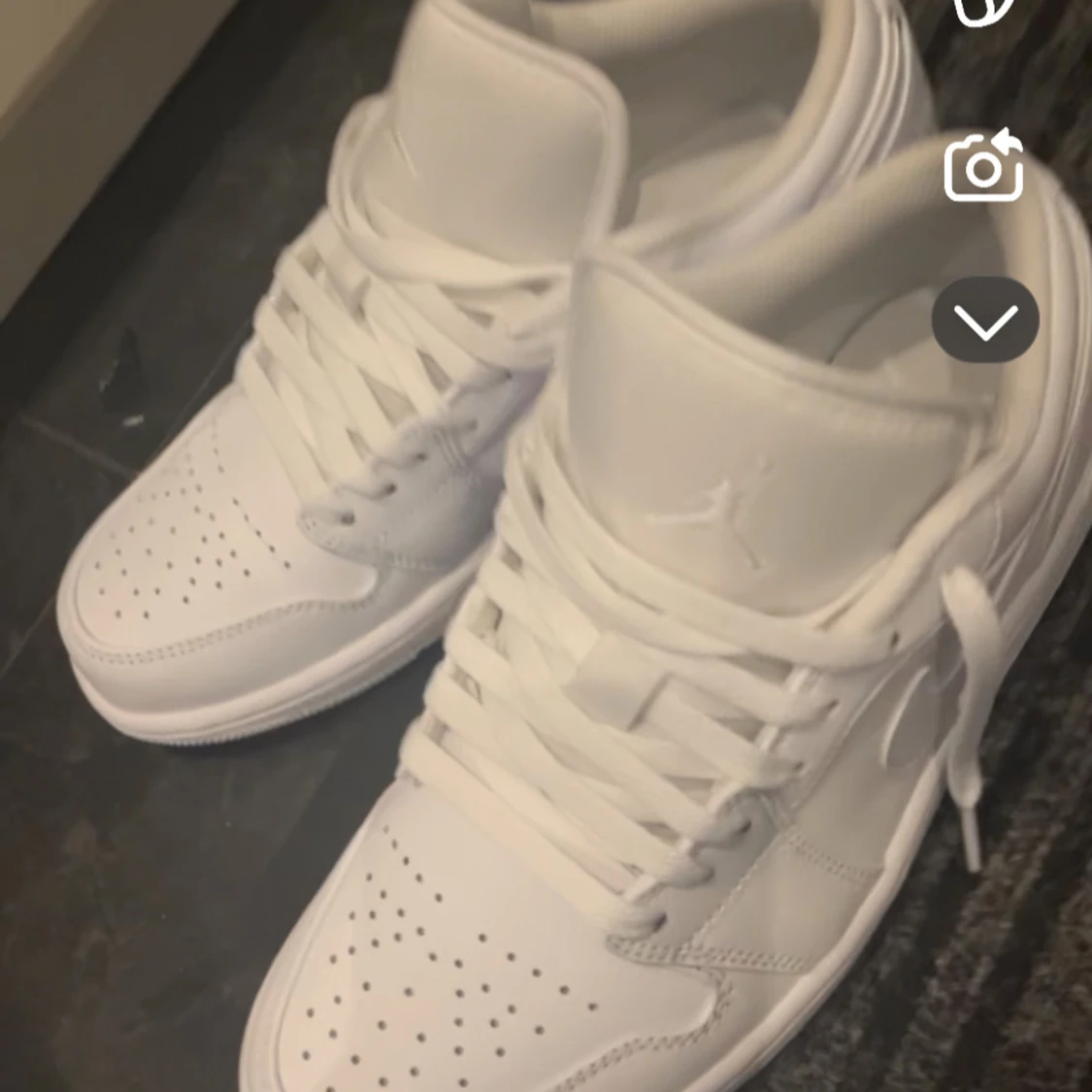 Helvita Nike Jordan 1 sneakers - 1