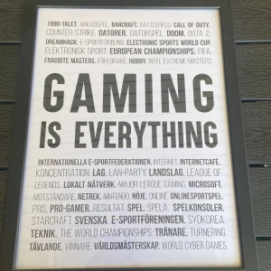 Gaming tavla - En gaming tavla för dig som älskar gaming, tavlan är i bra skick, 50kr