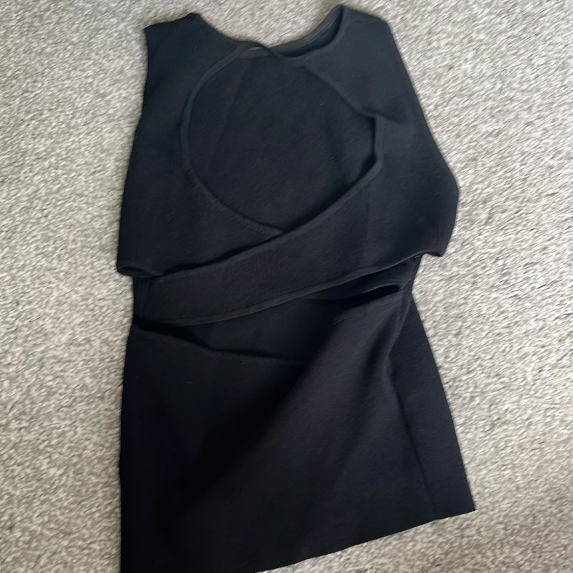 Svart ärmlös topp Zara