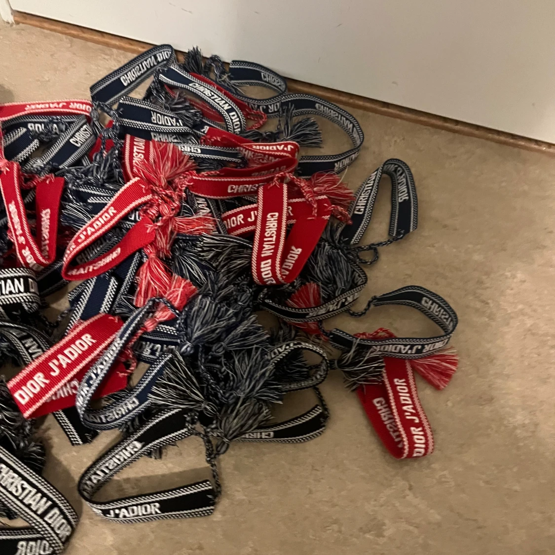 3 stycken, Christian Dior broderade armband - 4