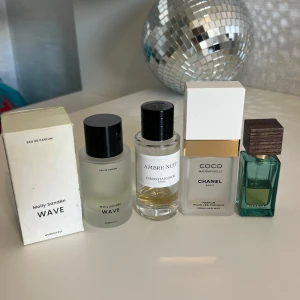Parfymset Bundle med Dior, Chanel, Rituals m.fl. - Parfymset/bundle med Ambre Nuit från Dior, Coco Mademoiselle från Chanel, Molly Sandén Wave med sin kartong, och Rituals. Perfekt för dig som vill maxa och fylla på din parfym kollektion. 