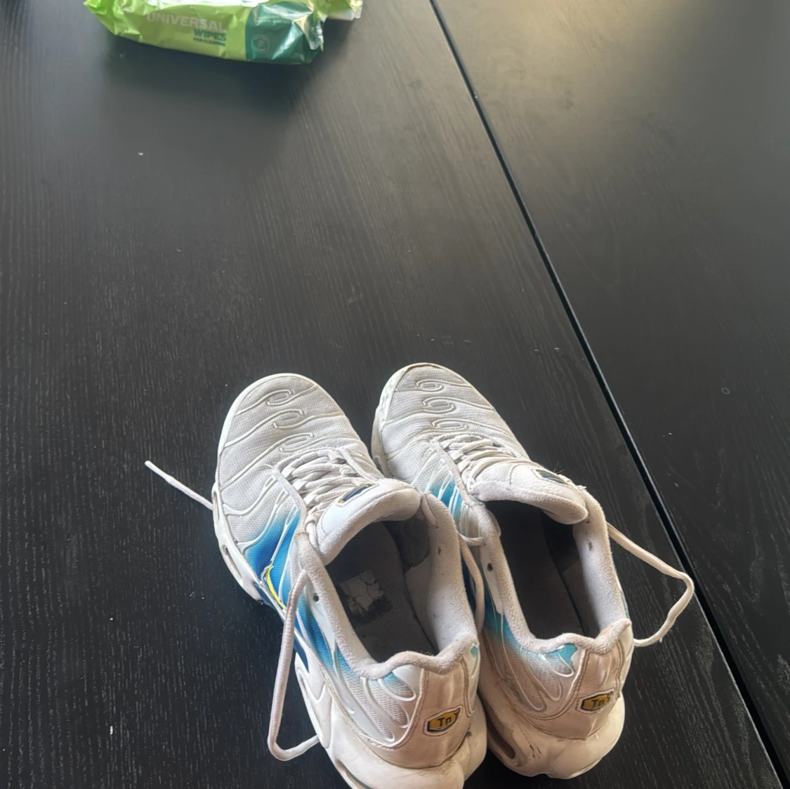 Nike Air Max vita och blå - 2