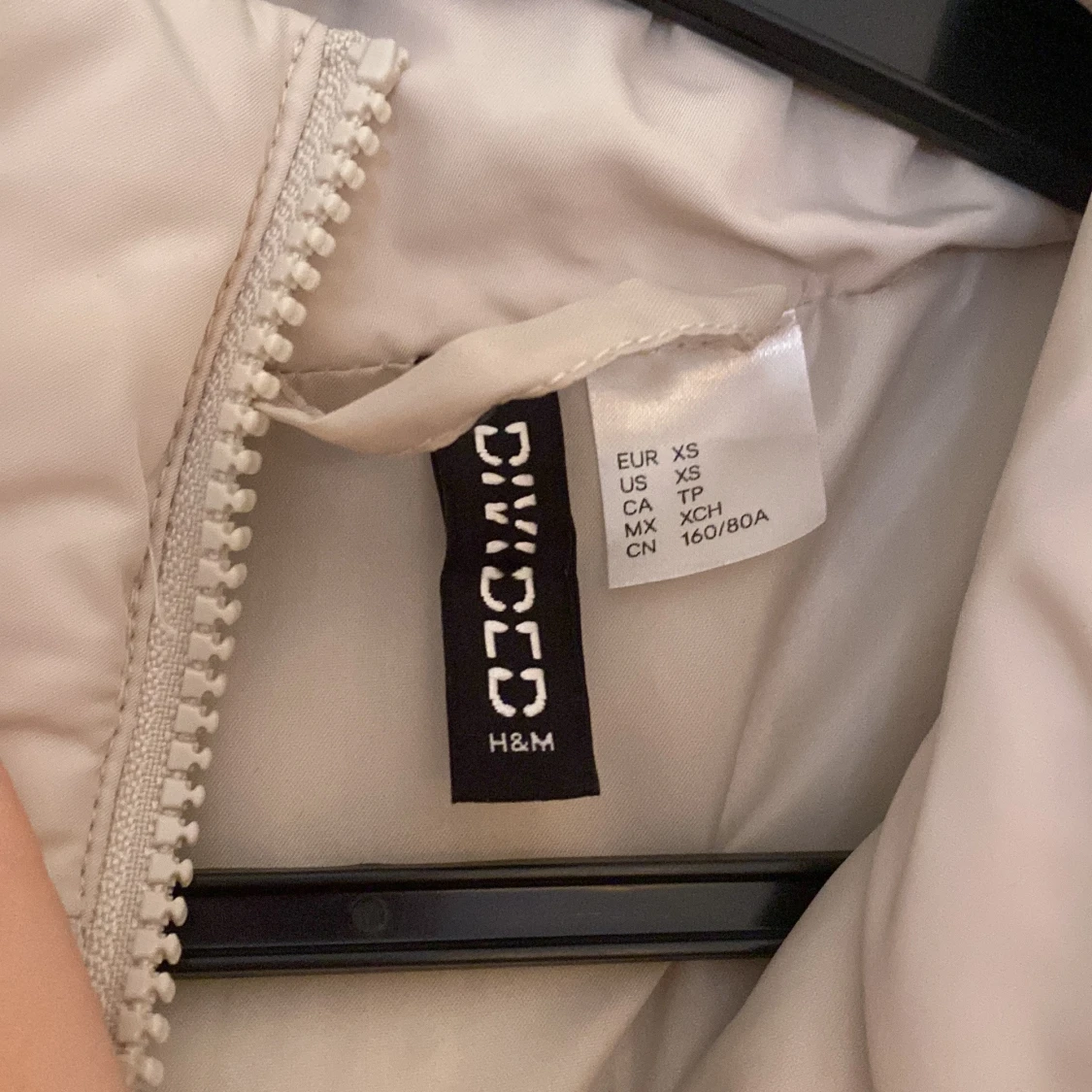 Beige dunväst från H&M Divided XS - 1