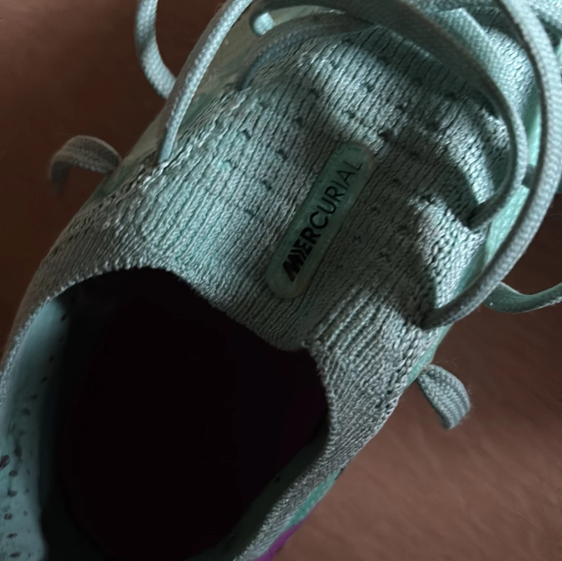 Nike Mercurial fotbollsskor mint/lila - 3