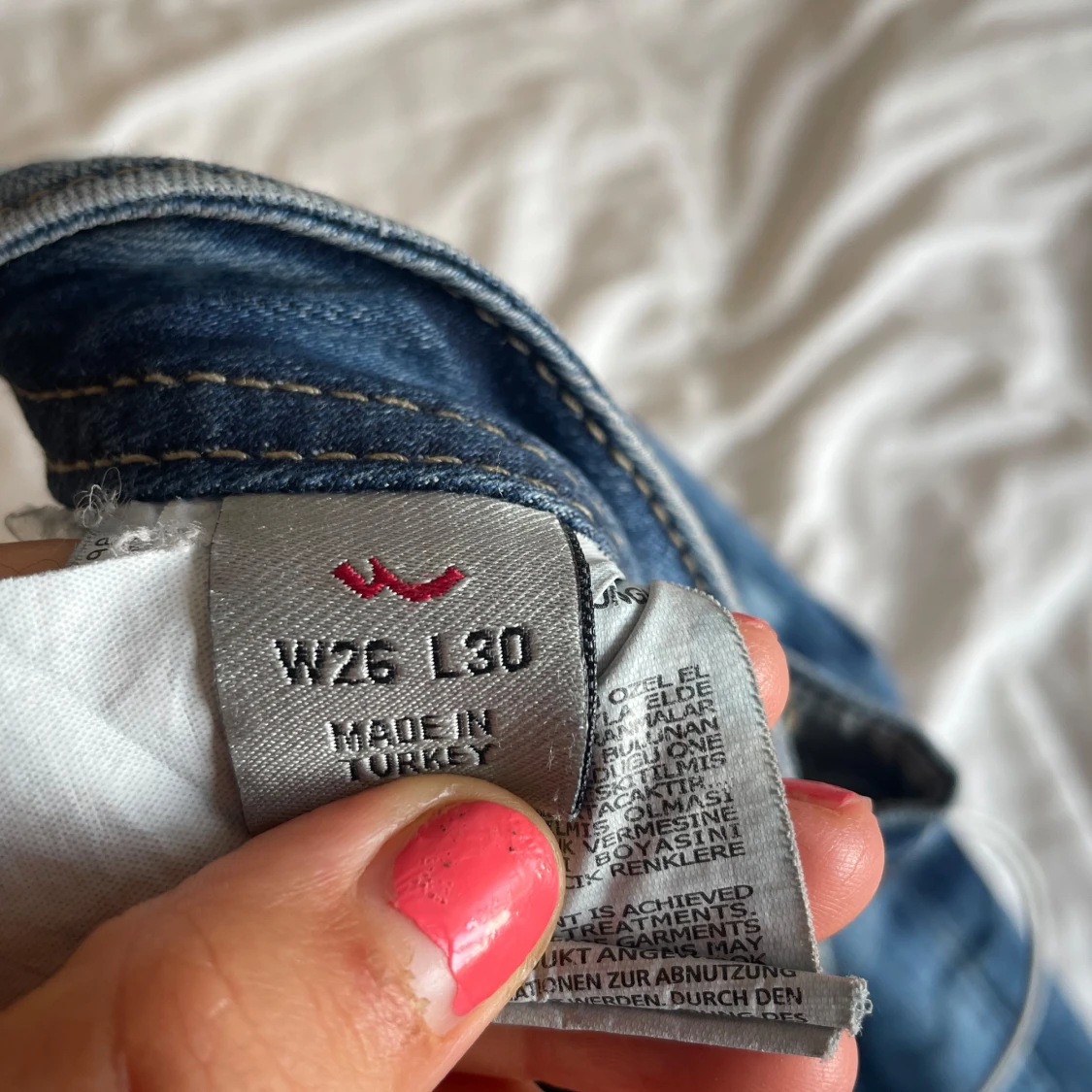 Blå bootcut jeans ITB Valerie W26 L30 - 2