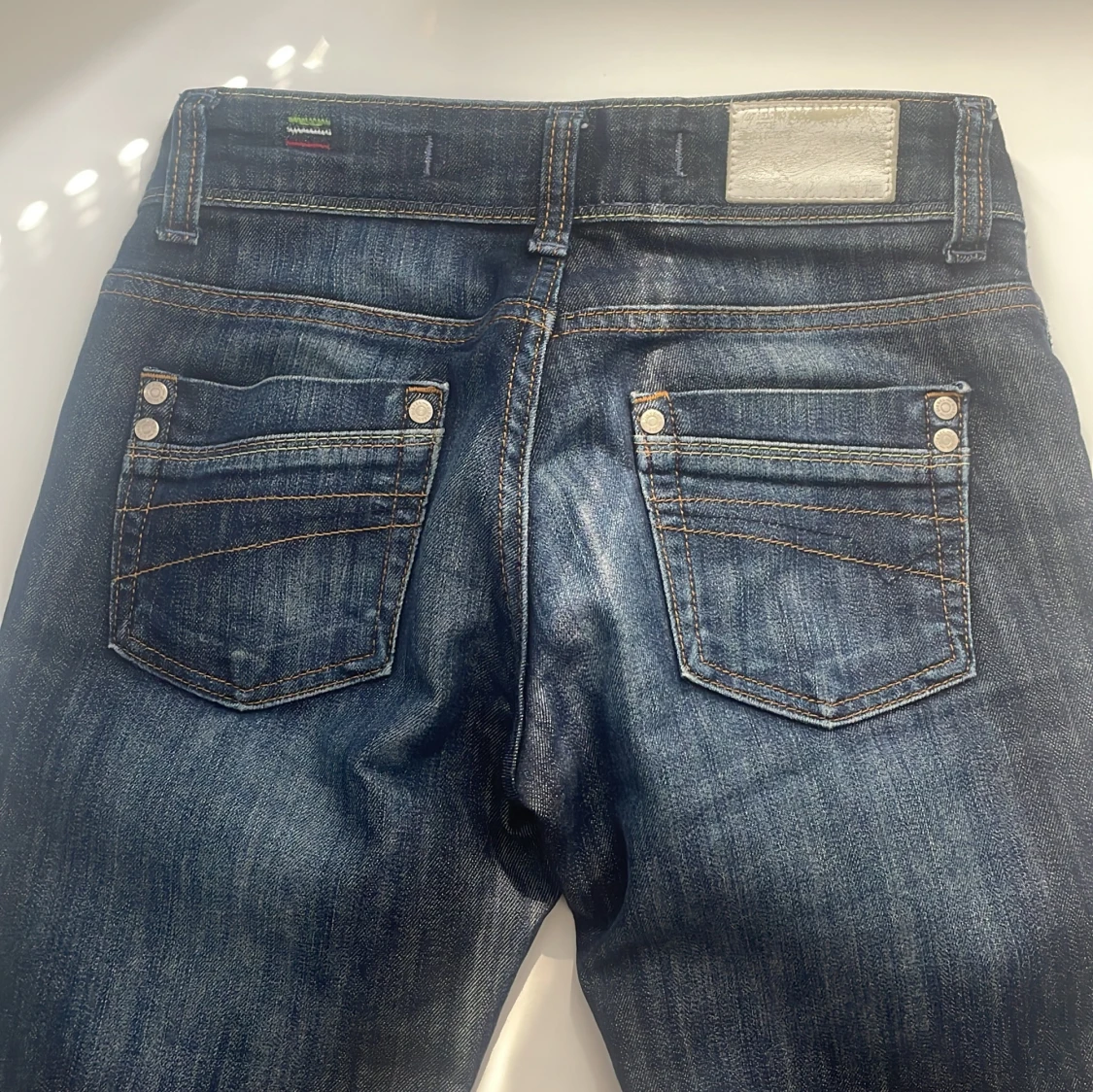 Blå bootcut jeans från Diesel - 4