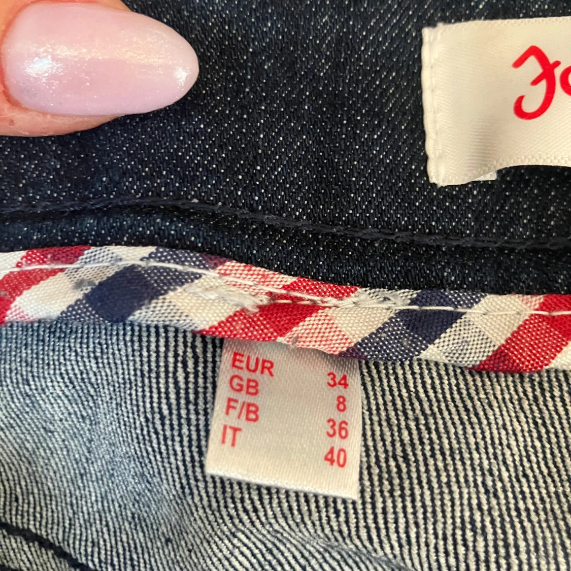 Mörkblå jeans från John Baner, strl 34 - 3