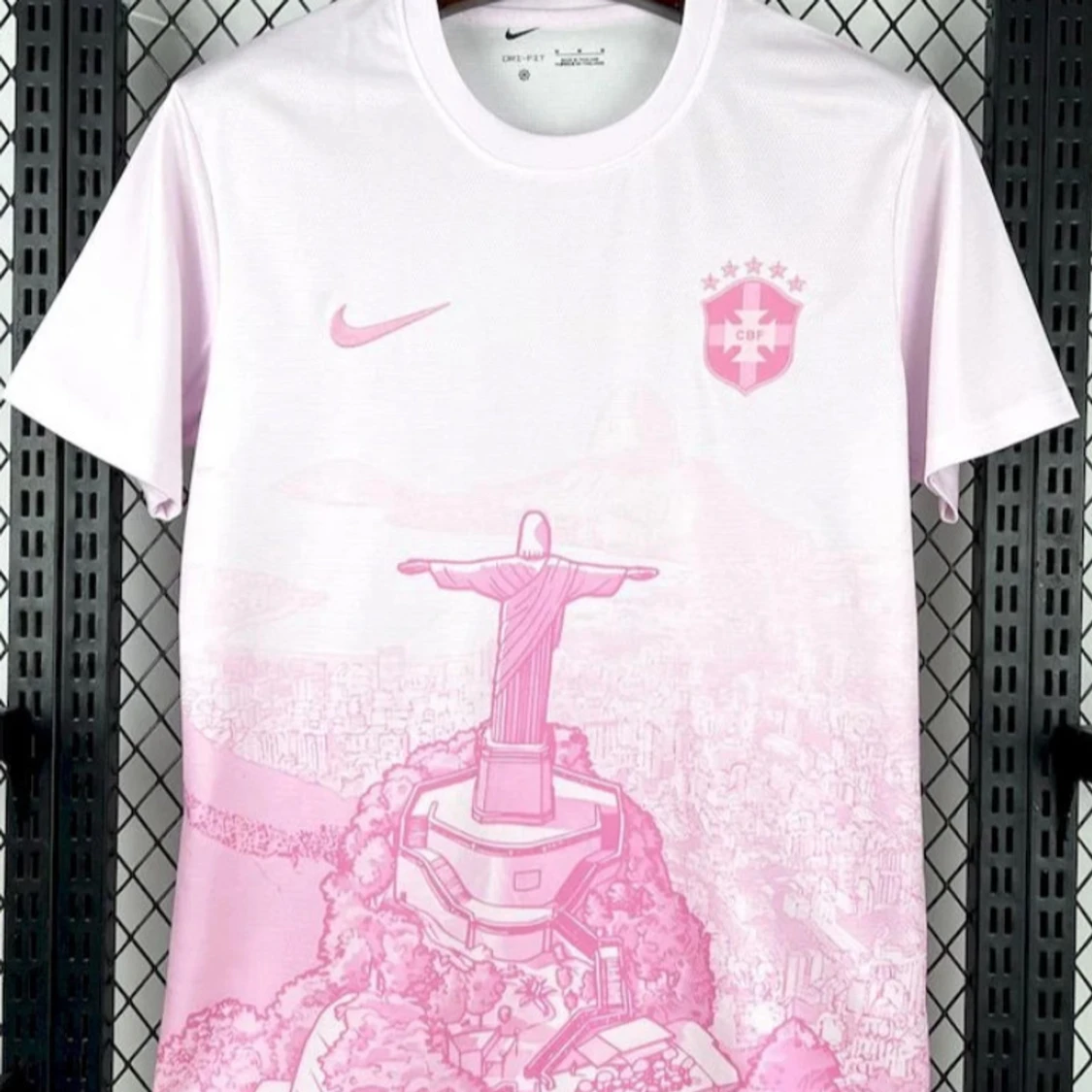 Nike Brasil rosa fotbollströja