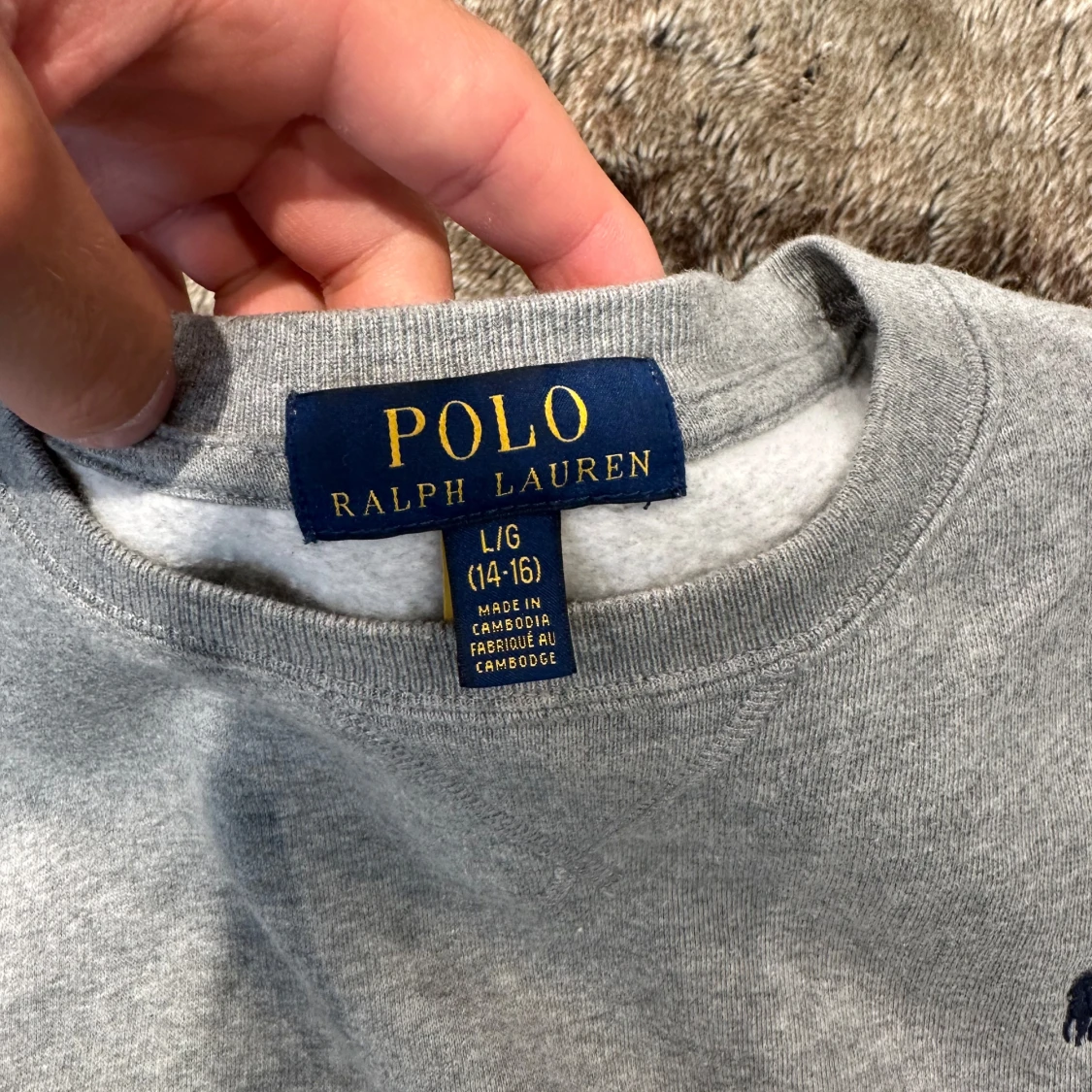 Grå sweatshirt från Polo Ralph Lauren - 2