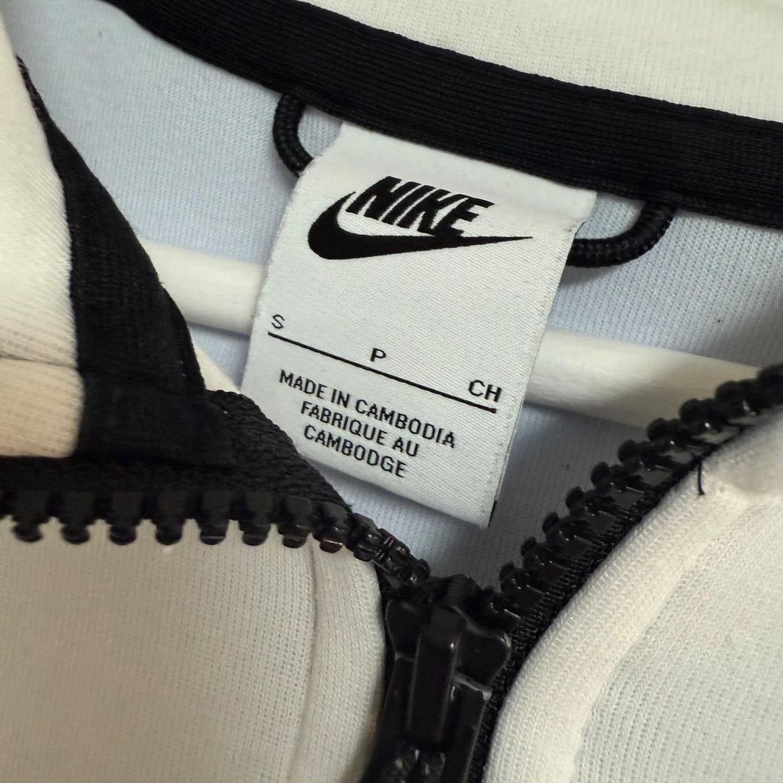 Grå/Vit/Gul Nike Tech Hoodie - 1