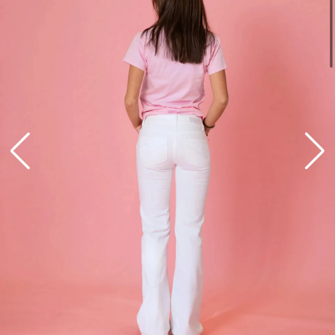 Vita bootcut jeans från Din Vintage Shop - 4