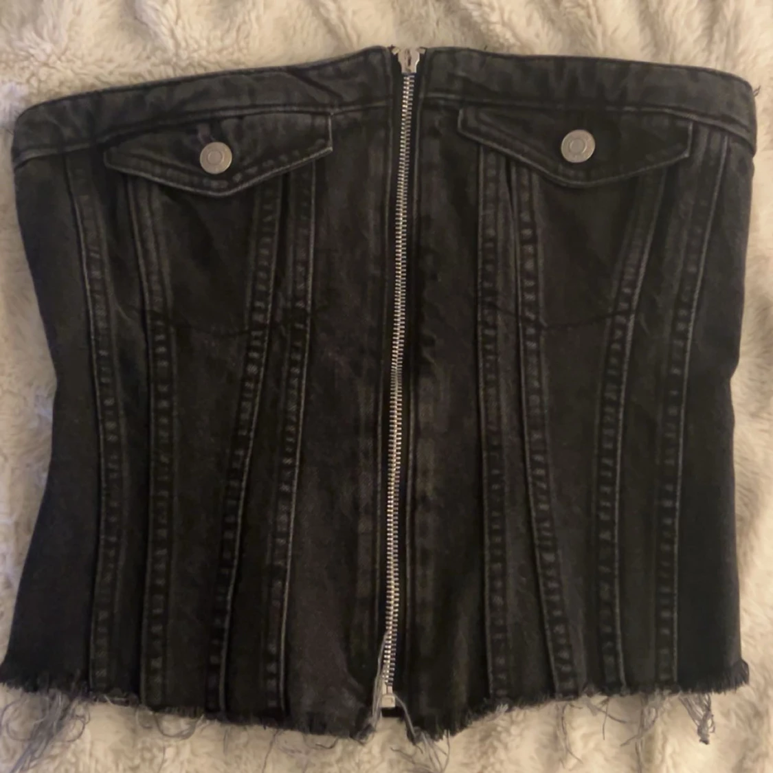 Svart jeanskorsett från Zara