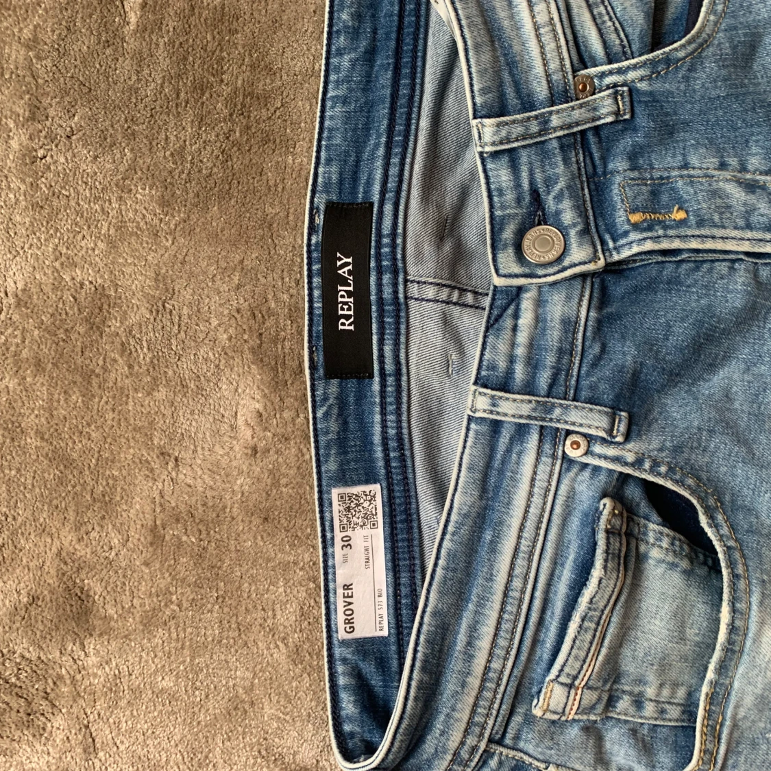 Replay Grover ljusblå jeans herr - 2