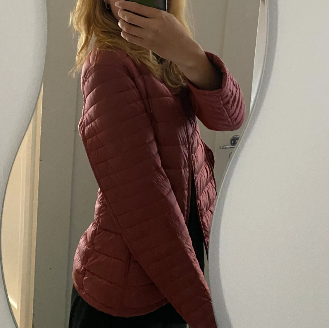 Rostfärgad pufferjacka från Barbour - 1