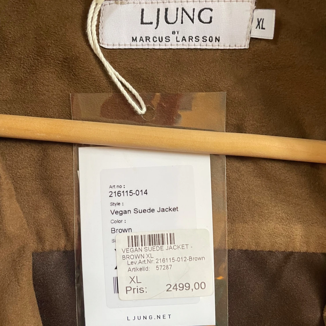 Brun mockajacka från Ljung  - 1