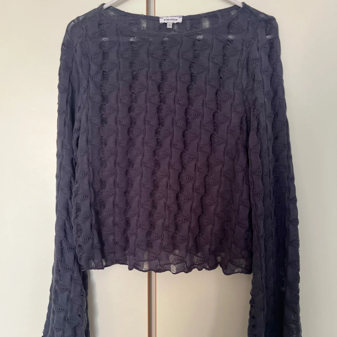 Blå långärmad tröja