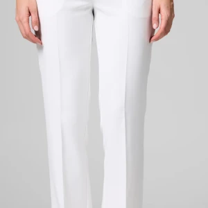 Vera kostymbyxor BikBok  - Eleganta vita kostymbyxor med låg midja och rak passform. Perfekta för en stilren look. Byxorna har en klassisk design som passar till många olika tillfällen.