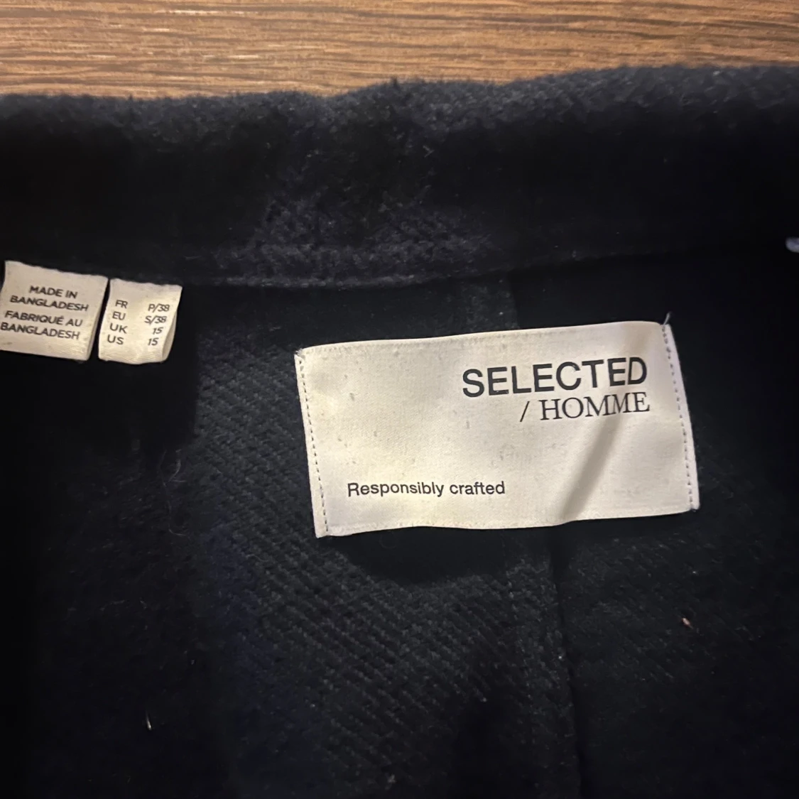 Marinblå overshirt från Selected Homme - 3