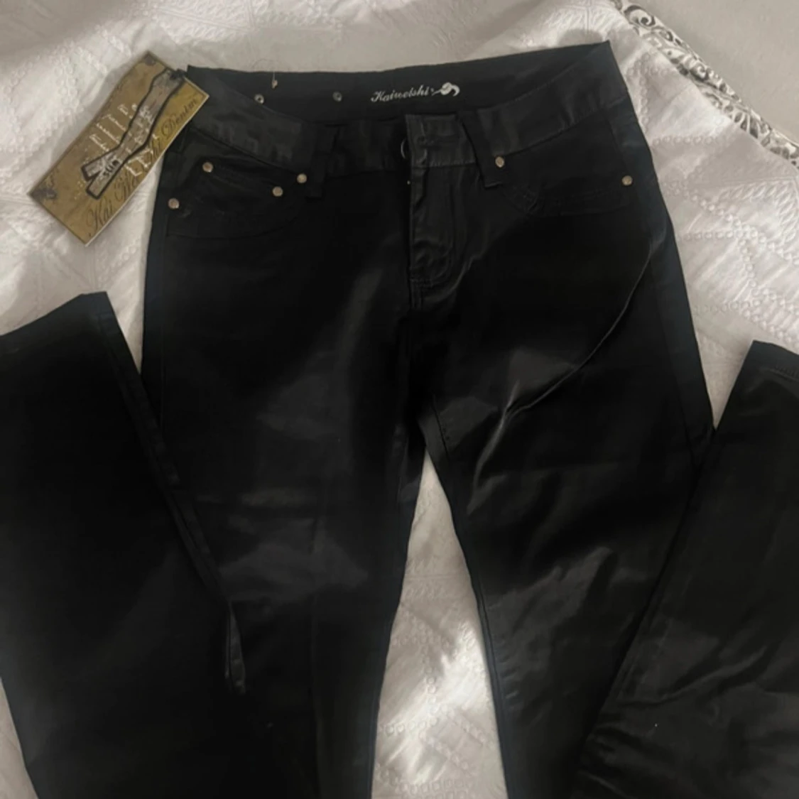 Svarta skin jeans från Kaiweishi