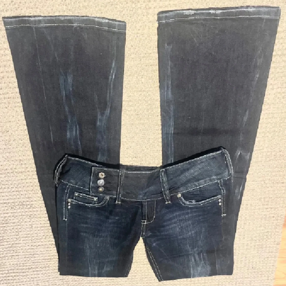 snygga lågmidjade jeans
