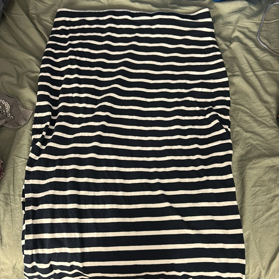 Randig långkjol från Lindex