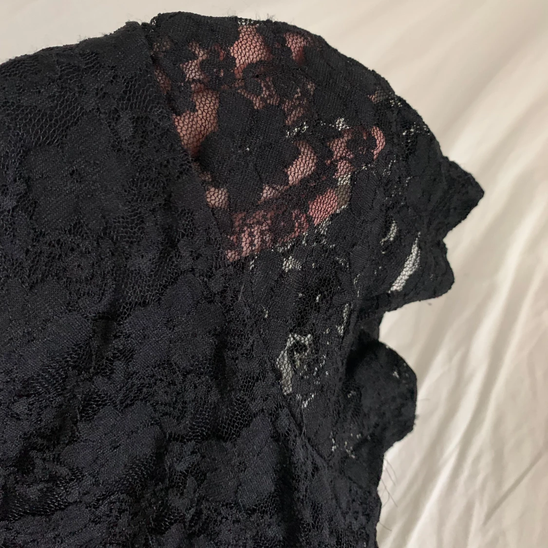 svart spetsklänning  - 2