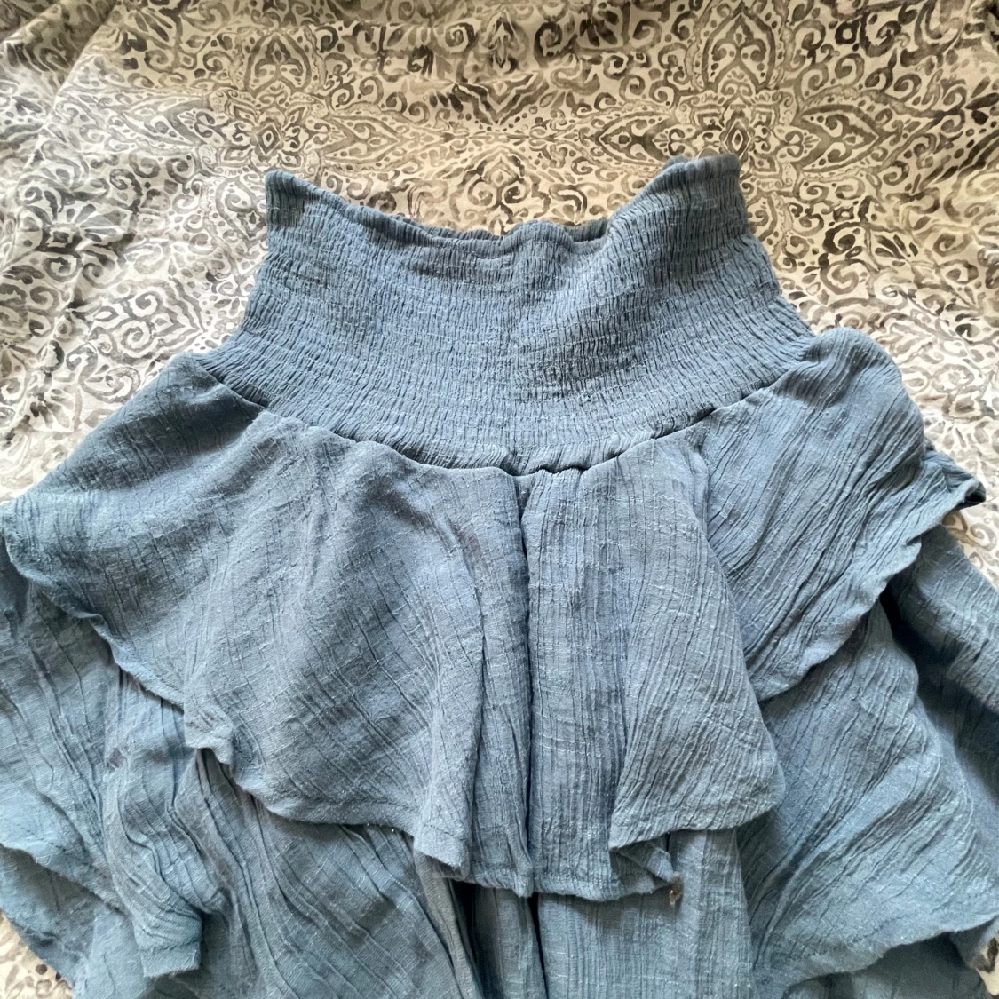 Blå volangkjol från SHEIN - 1