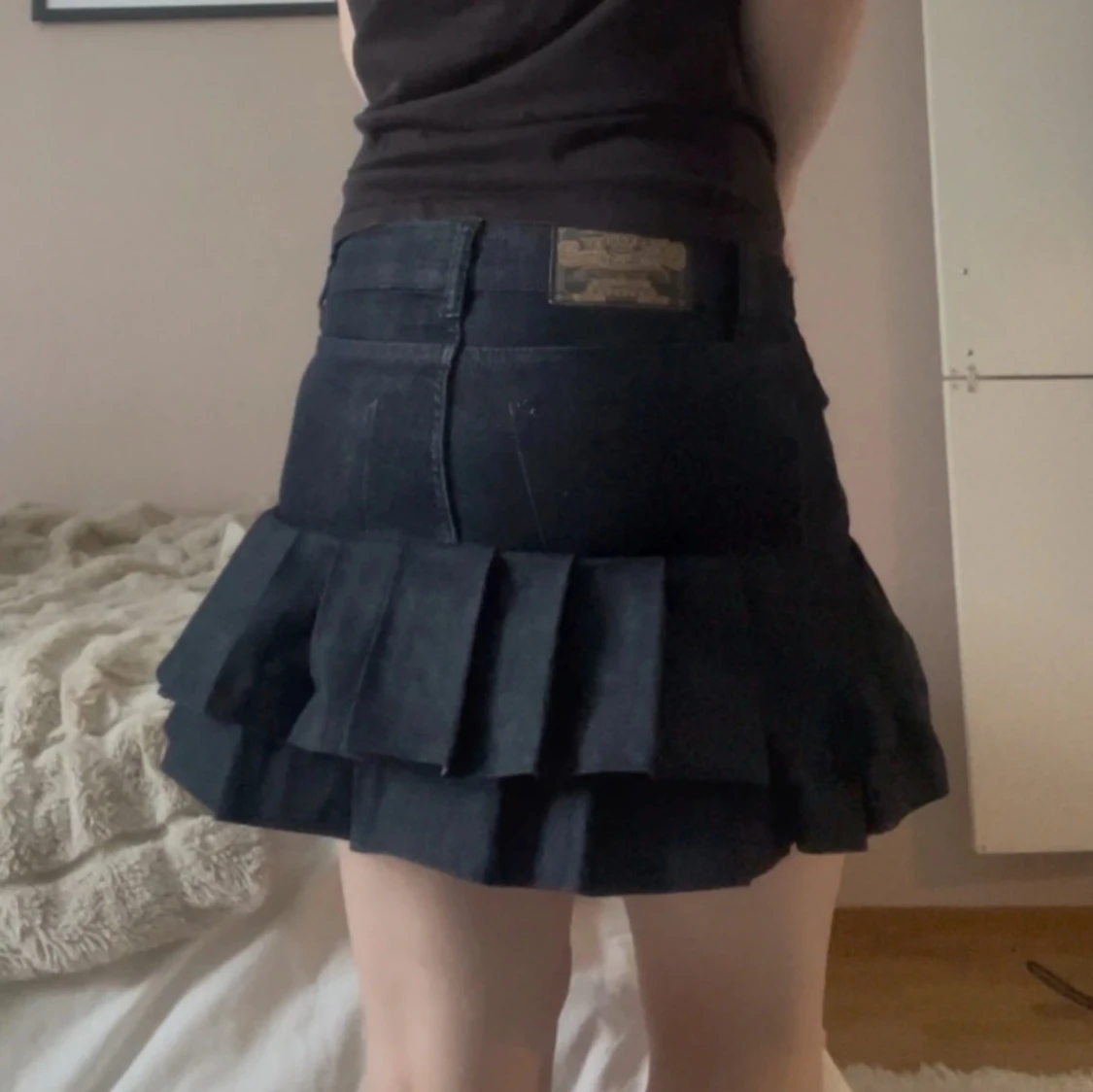 Mörkblå  jeanskjol - 3