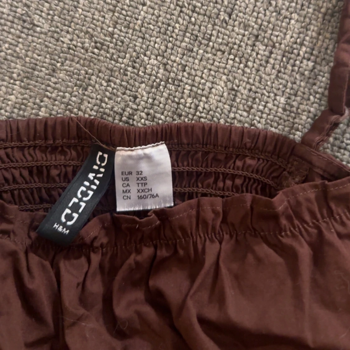 Brun linnetopp från H&M Divided - 1