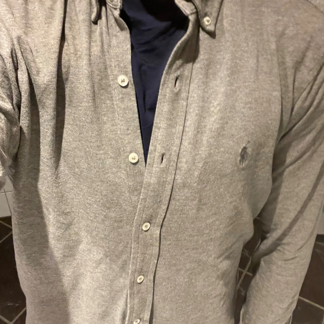 Grå skjorta från Ralph Lauren