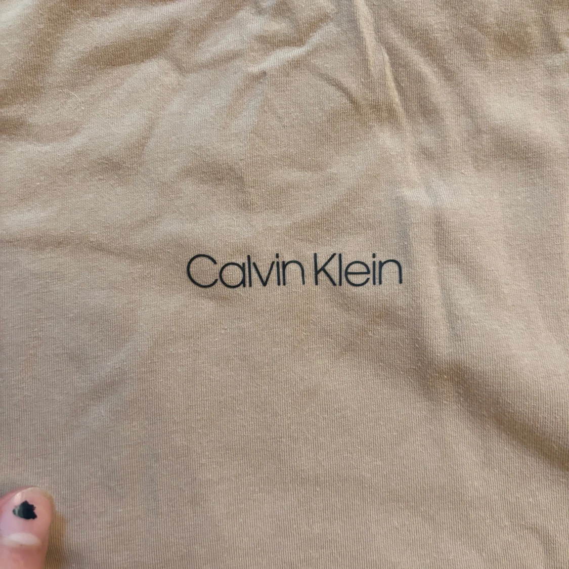 Beige polotröja från Calvin Klein - 2
