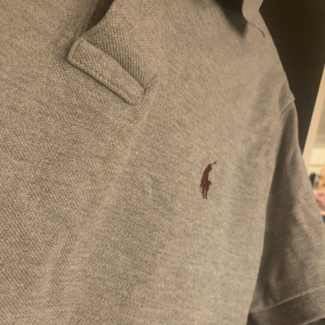 Grå pikétröja från Polo Ralph Lauren - 1