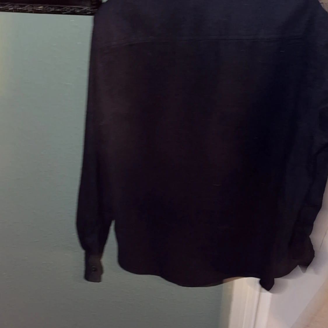 Mörkblå overshirt från H&M - 1