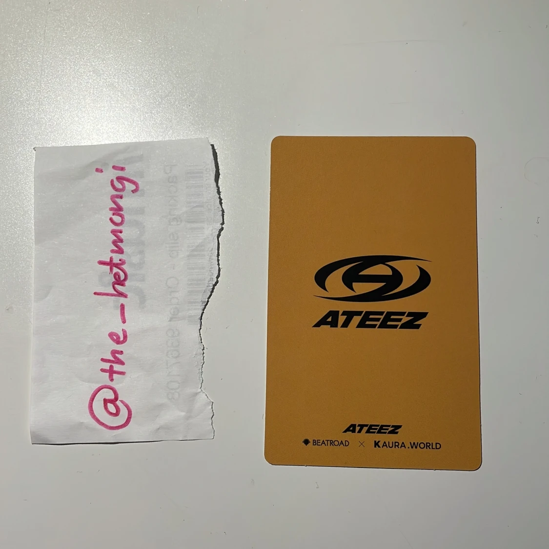 Seonghwa photocard  - 1