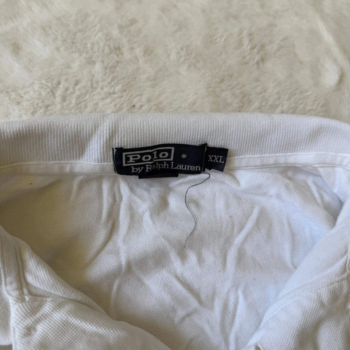 Vit pikétröja från Polo Ralph Lauren XXL - 1