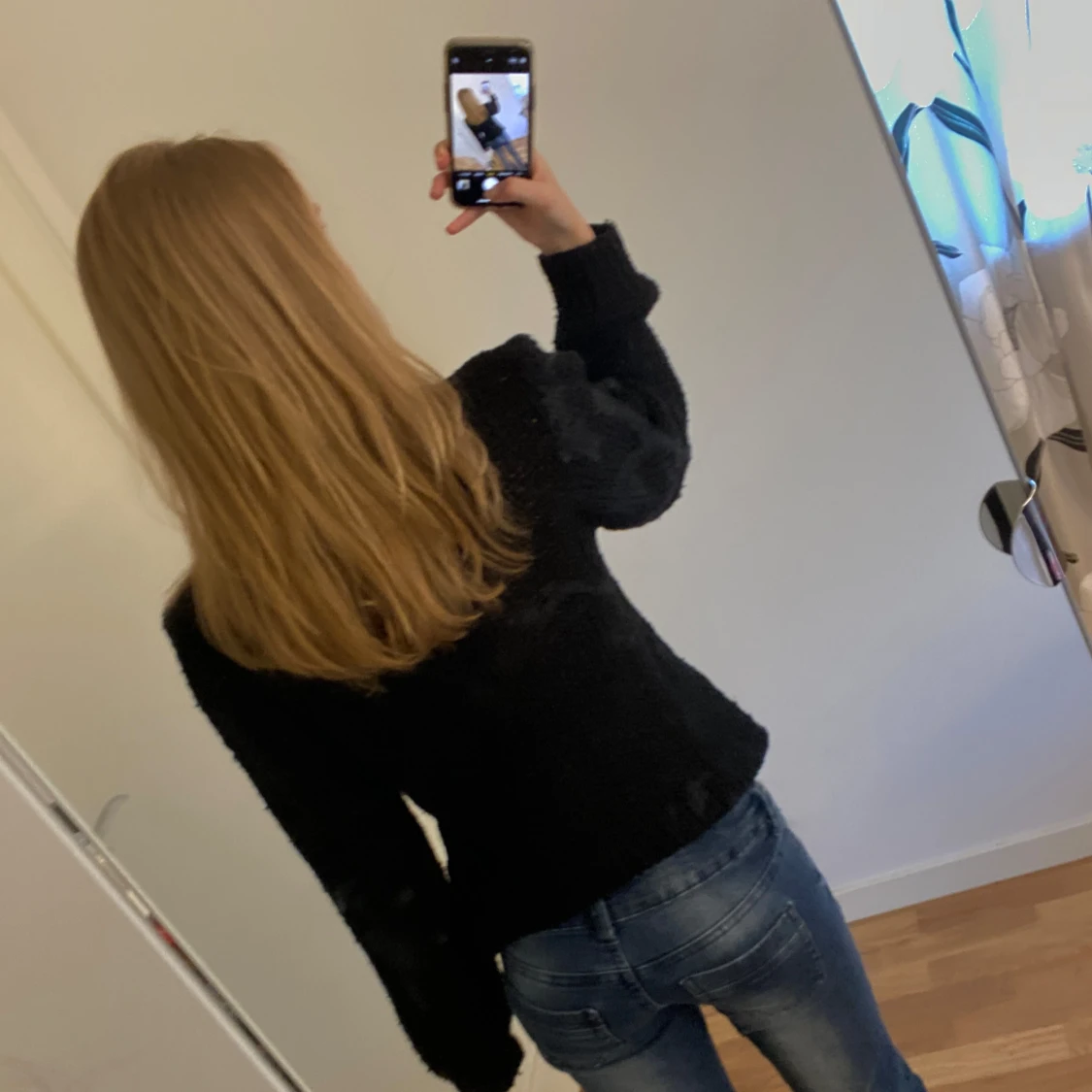 Svart stickad tröja från JDY - 1