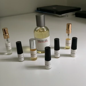 Odilon 133 parfym och doftprover - Säljer en flaska Odilon 133 extrait de parfum från one bold chemist och 7 st små flaskor pris kan diskursers 