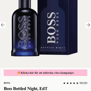 Boss Bottled Night - Hugo boss perfym  Har använt 6 sprej från den  Låda kommer med 